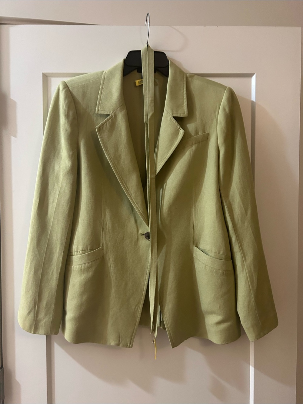 PAIGE Women's Light Green Blazer Jacket